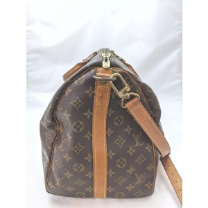 Louis Vuitton Monogram Keepall Bandouliere 50 Boston Duffle Bag with Strap 862764
