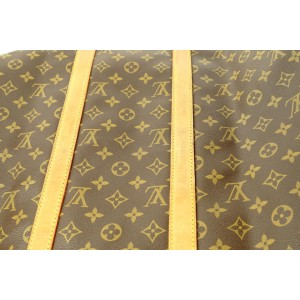 Louis Vuitton Monogram Keepall Bandouliere 50 Duffle Bag with Strap 2lvlm311