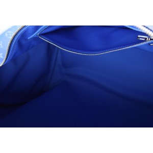 Louis Vuitton Blue Monogram Clouds Keepall Bandouliere 50 Duffle Bag Strap 24LVS1210