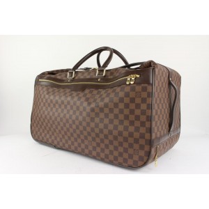 Louis Vuitton Damier Ebene Eole 60 Rolling Luggage Trolley Suitcase Duffle 1020lv34