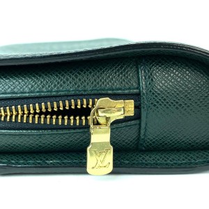 Louis Vuitton Epicea Taiga Orsa Leather Wristlet Baikal 12LVA910