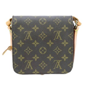 Louis Vuitton Monogram Mini Cartouchiere PM Crossbody Flap Bag 863527