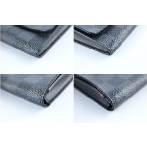 Louis Vuitton Damier Graphite Long Flap Wallet 225063
