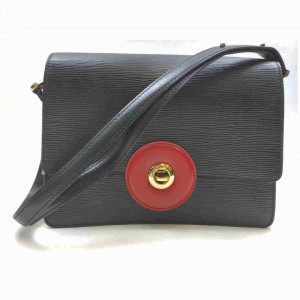 Louis Vuitton Black Epi Noir Friedland Flap Red 860464