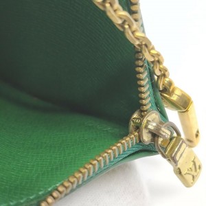 Louis Vuitton Green Epi Leather Pochette Cles Key Pouch  862370