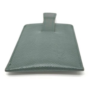 Louis Vuitton Green Taiga Leather Card Case Etui Cartes De Visite Toilette 861451