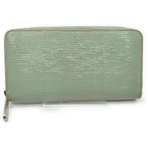 Louis Vuitton Green Epi Electric Zippy Wallet Zip Around Long 861544