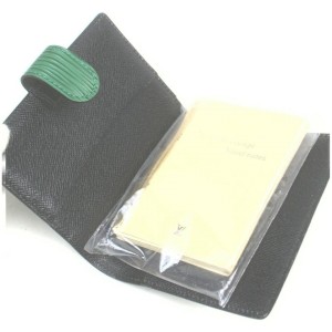 Louis Vuitton Rare Green Epi Leather Borneo Mini Agenda 863119
