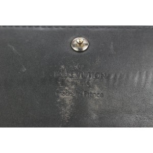 Louis Vuitton Grey Monogram Vernis Sarah Wallet Porte Tresor 3lvs111