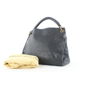 Louis Vuitton Black Empreinte Monogram Leather Artsy MM Hobo Bag 552lvs310