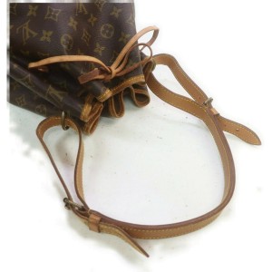 Louis Vuitton Monogram Petit Noe Drawstring Bucket Hobo Bag 863108