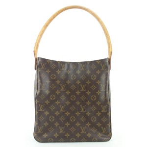 Louis Vuitton Monogram Looping GM Zip Hobo Bag 193lvs29