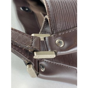 Louis Vuitton Moka Epi Leather Brown Manadara MM Hobo  Shoulder bag 3lvm128