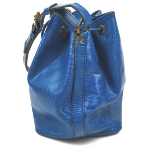 Louis Vuitton Blue Epi Leather Toledo Noe Petit Drawstring Hobo Bag 863028