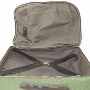 Louis Vuitton Khaki Monogram Mini Lin Annette Horizon Pegase Rolling Luggage 871668