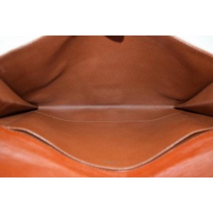 Louis Vuitton Iena Pochette Fold 868354 Brown Leather Clutch