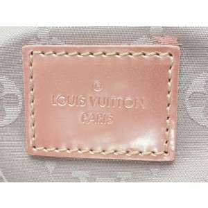 Louis Vuitton Limited Edition Metallic Pink Patent Jelly MM Basket Bag 861336R