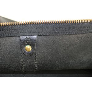 Louis Vuitton Black Epi Leather Noir Keepall 50 Boston Duffle Bag 2LV1018