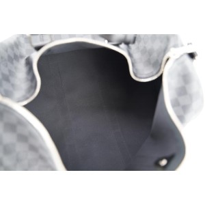 Louis Vuitton Black Damier Graphite Keepall Bandouliere 45 Duffle Bag 862859