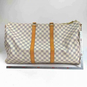 Louis Vuitton Damier Azur Keepall Bandouliere 55 with Strap 860315