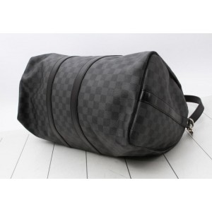 Louis Vuitton Damier Graphite Keepall Bandouliere 45 with Strap 861111
