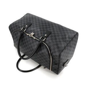 Louis Vuitton Damier Graphite Roadster 50 City with Strap Bandouliere Keepall 861113
