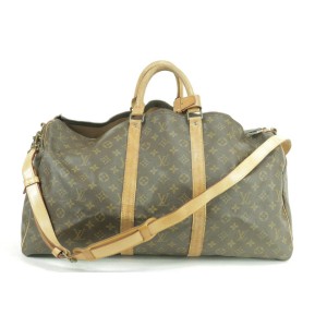 Louis Vuitton Keepall Bandouliere 55 with Strap Monogram Duffle 232496