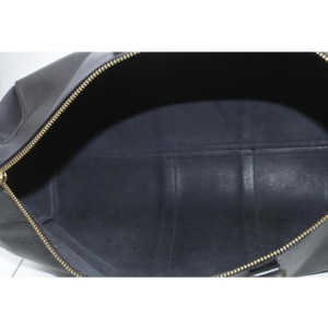 Louis Vuitton Black Epi Leather Noir Keepall 45 Duffle 861912