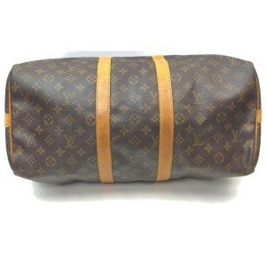 Louis Vuitton Monogram Keepall Bandouliere 45 with Strap  861291