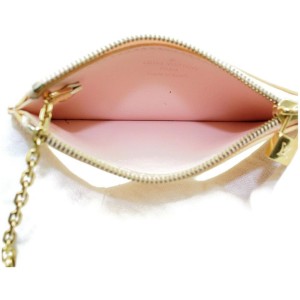 Louis Vuitton Pink Monogram Vernis Pochette Cles Key Pouch