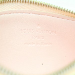 Louis Vuitton Louis Vuitton Pink Vernis Leather Key Chain Coin Case
