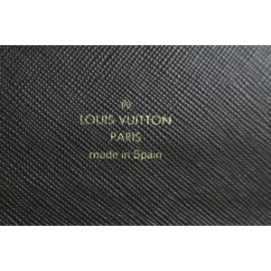Louis Vuitton Khaki Monogram Mini Lin Porte Tresor Sarah Long Wallet 793lvs46
