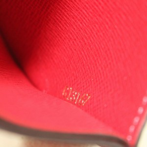 Louis Vuitton Brown x Red Monogram Kimono Card Holder Porte Cartes 923lv9  For Sale at 1stDibs