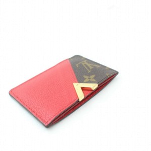 Louis Vuitton Coin Card Holder Fiery Red in Coated Canvas/Leather with  Silver-tone - US