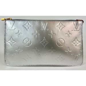 Louis Vuitton Silver Monogram Vernis Lexington Pochette Accessories 5L911