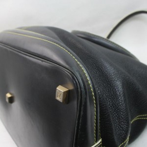 Louis Vuitton Black Suhali Leather Lockit GM Bag 862525