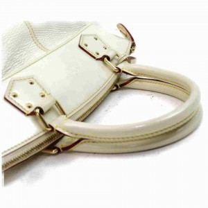 Louis Vuitton Ivory Suhali Leather Lockit PM 860178