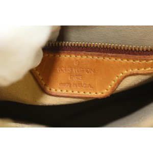 Louis Vuitton Monogram Looping GM Zip Hobo Bag 549lvs310