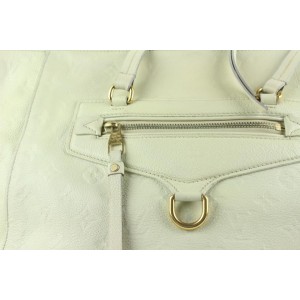 Louis Vuitton Ivory Monogram Lumineuse PM 2way Convertible Zip Tote Bag 935lvs415