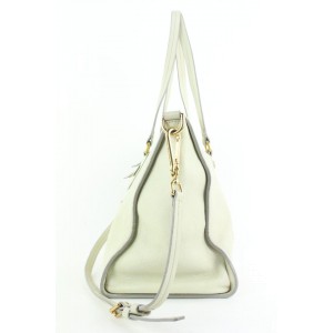 Louis Vuitton Ivory Monogram Lumineuse PM 2way Convertible Zip Tote Bag 935lvs415