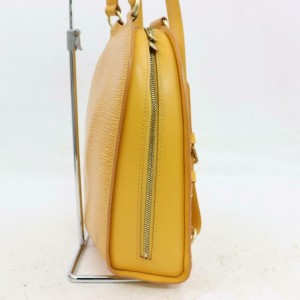 Louis Vuitton Mabillon Backpack in Yellow EPI Leather