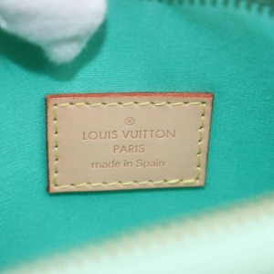 Louis Vuitton Light Green Monogram Vernis Mallory Square Pochette  863361