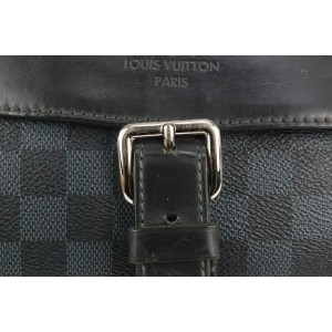 Louis Vuitton Damier Cobalt Newport PM Messenger Crossbody Bag 910lv90