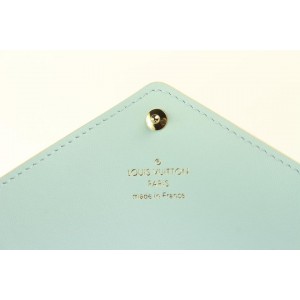 Louis Vuitton Blue Monogram By the Pool Kirigami MM Envelope Pouch Bag 799lvs46