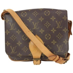 Louis Vuitton Monogram Canvas Cartouchiere MM Crossbody Bag