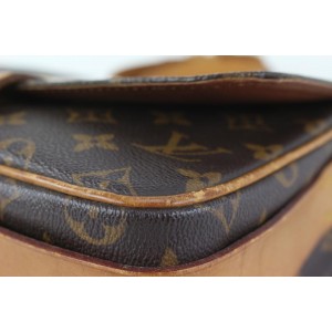 Louis Vuitton Monogram Cartouchiere MM Crossbody Bag 826lv76