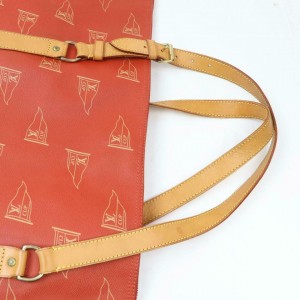 Louis Vuitton Monogram Lv Cup Kabul Cabourg 870823 Red Coated Canvas Weekend/Travel Bag