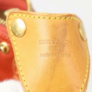 Louis Vuitton Monogram Lv Cup Kabul Cabourg 870823 Red Coated Canvas Weekend/Travel Bag