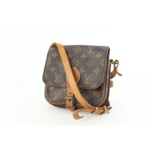 Louis Vuitton Monogram Mini Cartouchiere Crossbody Bag 604lvs615