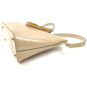 Louis Vuitton Beige Monogram Vernis Montebello MM 2way Tote Bag with Strap 863048